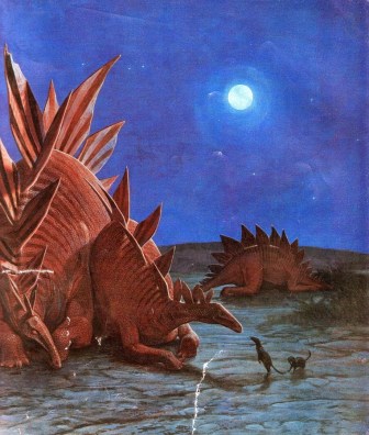 Stegosauri e juramaia